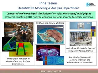 Advancing Computational Modeling for National Security and Climate Missions