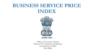 Development of Business Service Price Index in India