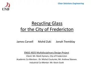 Clear Solutions Engineering - Glass Recycling Project Overview