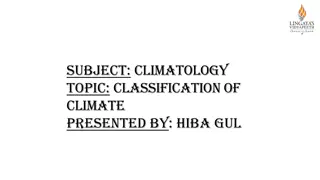 Climate Classification Systems