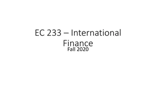 Insights into International Finance: Concepts and Real-world Applications