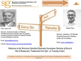 Succession Planning Insights for Family Businesses at Simmons Gainsford Seminar