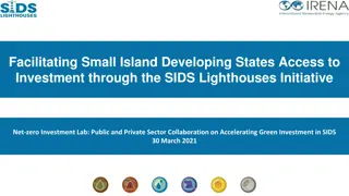 Enhancing Green Investment in Small Island Developing States through SIDS Lighthouses Initiative