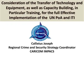 Regional Crime and Security Strategies in CARICOM Member States