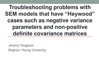 Troubleshooting Heywood Cases in SEM Models