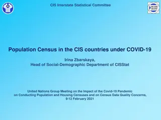 Population Census Methods and Quality Control in the CIS Region under COVID-19