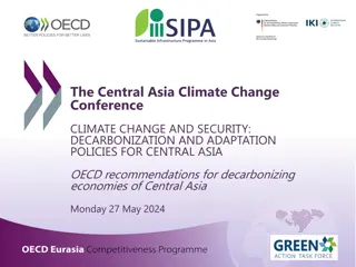 Decarbonization Efforts in Central Asia: Challenges and Opportunities