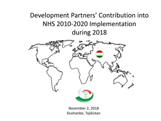 Development Partners Contribution into NHS 2010-2020: Impact and Indicators