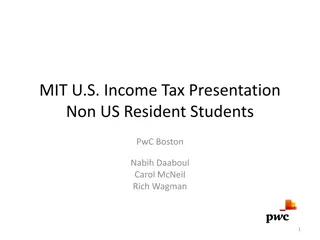 U.S. Income Tax for Nonresident Students