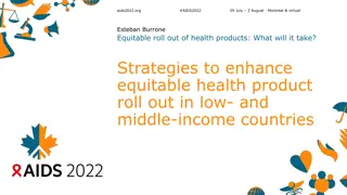 Enhancing Equitable Health Product Roll-out in Low- and Middle-Income Countries