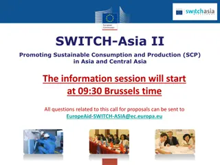 Promoting Sustainable Consumption and Production in Asia and Central Asia