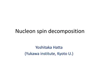 Nucleon Spin Decomposition and Proton Spin Problem