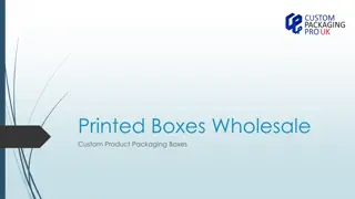 Printed Boxes Wholesale