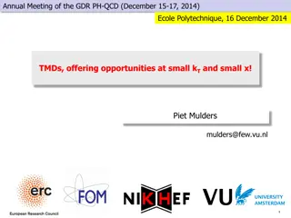 Exploring Transverse Momentum Distributions (TMDs) at the GDR PH-QCD Annual Meeting