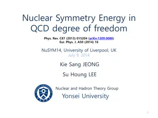 Nuclear Symmetry Energy in QCD Degree of Freedom