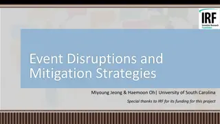 Event Disruptions and Mitigation Strategies: A Study on Meeting Planning Business