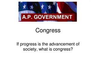 Role and Structure of Congress in the US Government