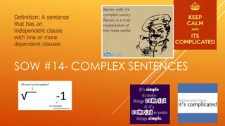 Complex Sentences in English Grammar