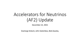 Accelerators for Neutrinos Update: Latest Developments and Future Plans