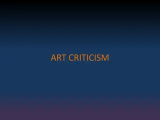 Art Criticism: A Comprehensive Guide