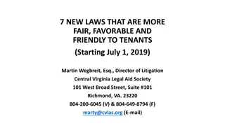 New Tenant-Friendly Laws in Virginia - July 2019