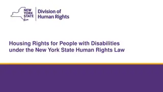 Understanding Housing Rights for People with Disabilities under NY State Human Rights Law