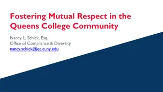 Fostering Mutual Respect in the Queens College Community Training