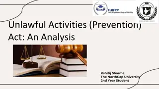 Analysis of the Unlawful Activities (Prevention) Act in India