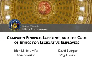 State of Wisconsin Ethics Commission Overview