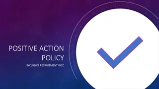 Positive Action Policy for Inclusive Recruitment at Westminster City Council