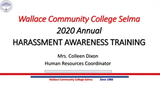 Harassment Awareness Training at Wallace Community College Selma