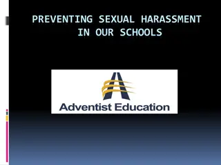 Preventing Sexual Harassment in Schools: Your Responsibility and Understanding the Forms