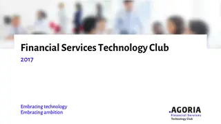 Financial Services Technology Club 2017 Overview