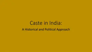 Caste in India: A Historical and Political Perspective