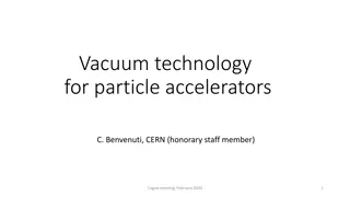 Vacuum Technology for Particle Accelerators