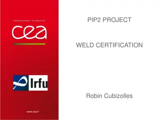 Certification and Standards in Pressure Equipment: Robin Cubizolles PIP2 Project