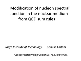 Modification of Nucleon Spectral Function in Nuclear Medium from QCD Sum Rules