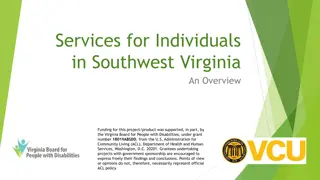 Employment First Initiatives in Southwest Virginia