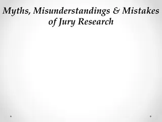 Debunking Myths and Misunderstandings of Jury Research