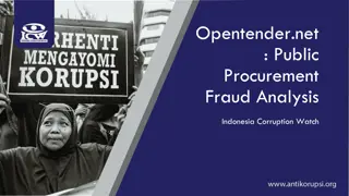 Unveiling Public Procurement Corruption Trends in Indonesia