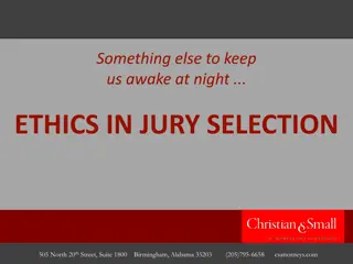 Ethics in Jury Selection: Unraveling the Complexities