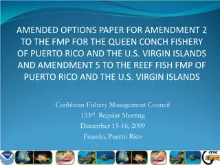 Proposed Stock Complex Amendments for Caribbean Reef Fishery Management Units