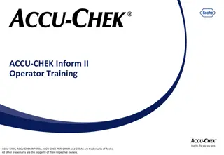 ACCU-CHEK Inform II Operator Training Overview