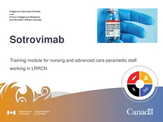 Sotrovimab Training Module for Healthcare Professionals