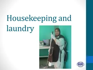 Infection Prevention and Control in Housekeeping and Laundry Settings