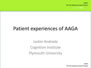 Insights on Patient Experiences of Anesthesia Awareness: NAP5 National Audit Project