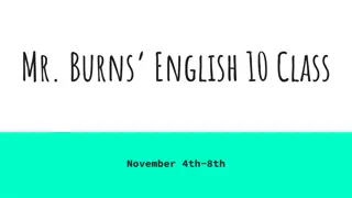 Language Arts Class - Week of November 4th-8th