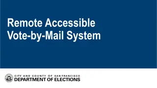 Accessible Voting System for Californians with Disabilities