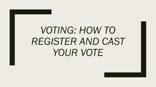 How to Register and Cast Your Vote: A Comprehensive Guide for Voters