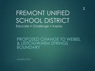 Proposed Boundary Change in Fremont Unified School District